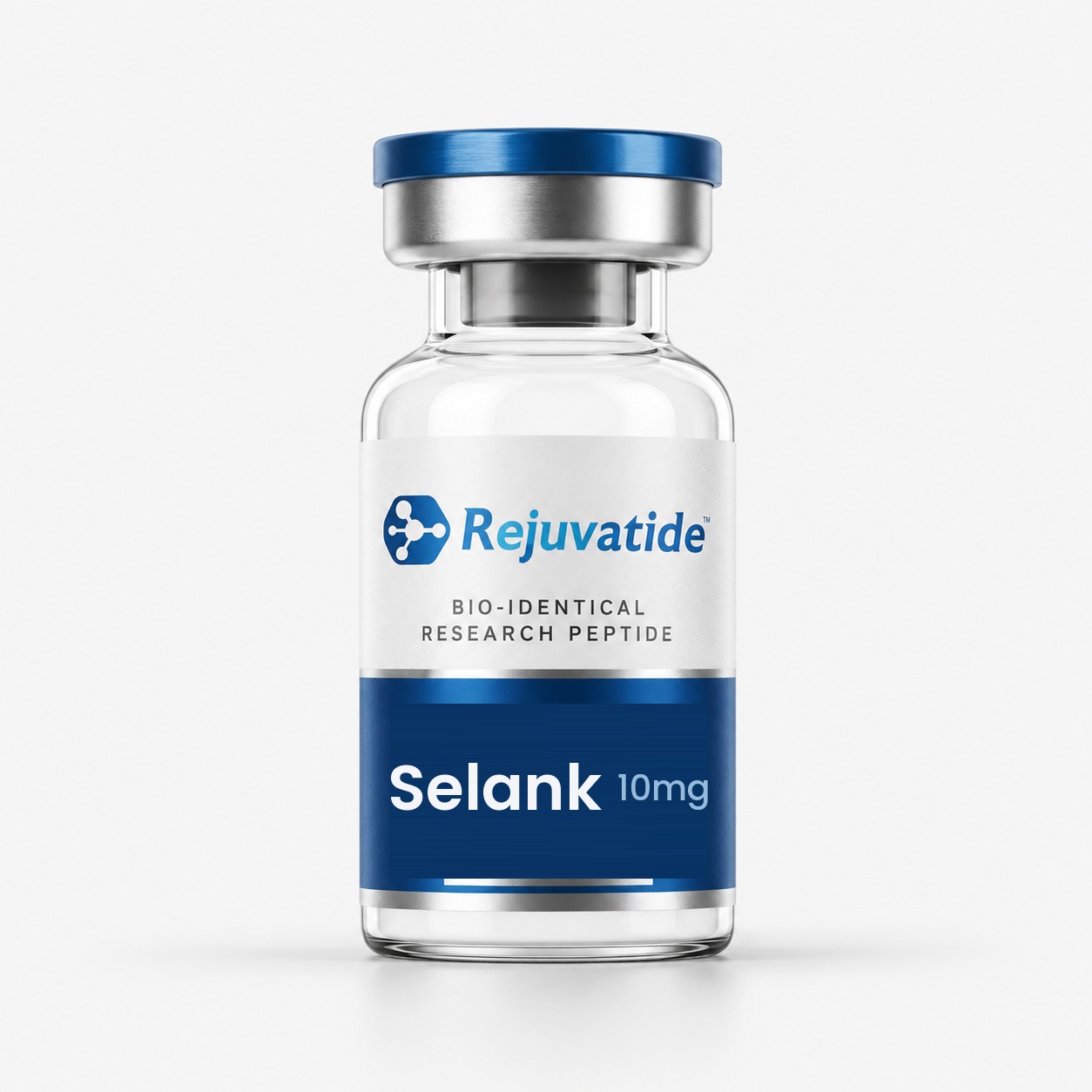 Selank 10mg research peptide vial
